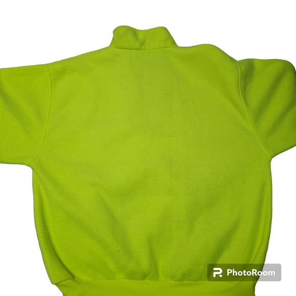 Xtreme Heet Neon Yellow Green Pullover Size XL Made In Taiwan R.O.C - Picture 4 of 7